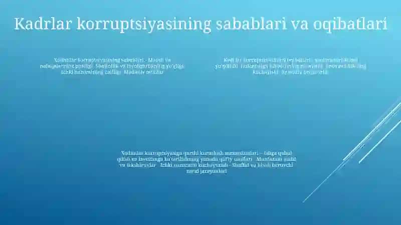 Xodimlarning korruptsiyasi 3