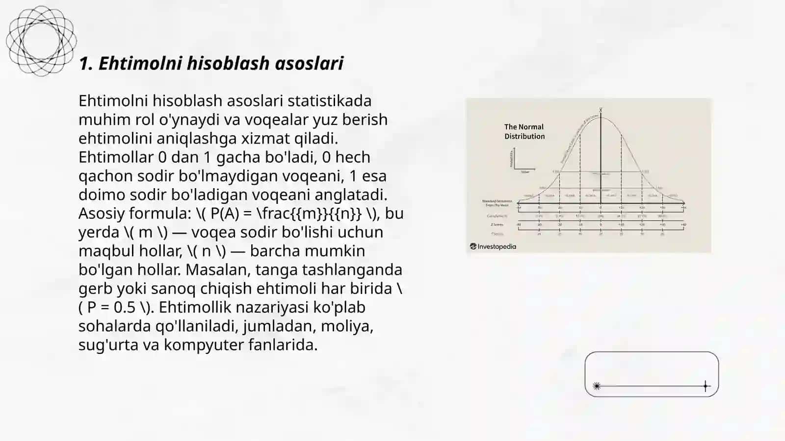 Ehtimolni hisoblashning klassik, geometrik va statistik usullarining chegaralanganligi 3
