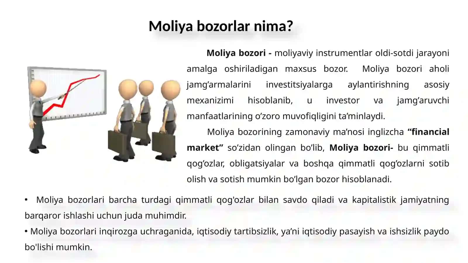 Moliyabozori va foiz stavkalari 3