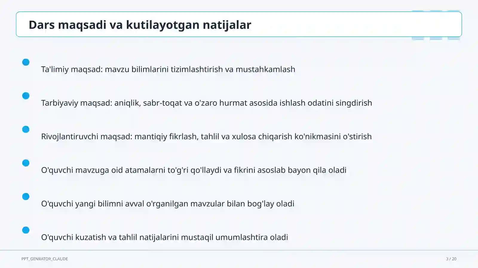 Ildizlar va ratsional ko'rsatkichli daraja (10-sinf) 3