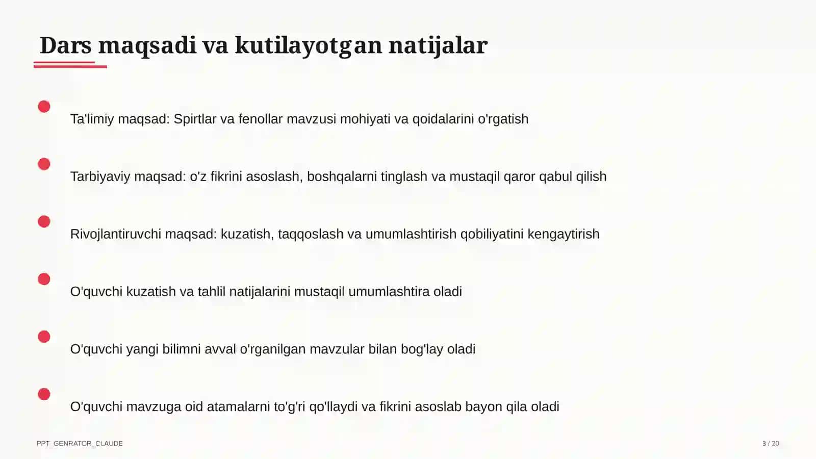 Spirtlar va fenollar (10-sinf) 3