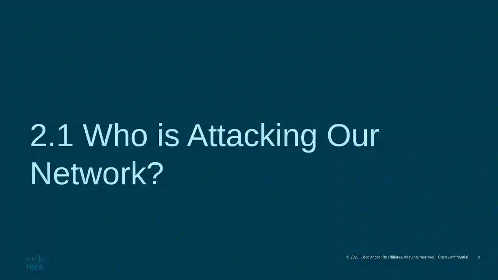 Module 2: Network Threats 3