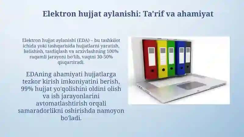 Elektron hujjat aylanishi 3