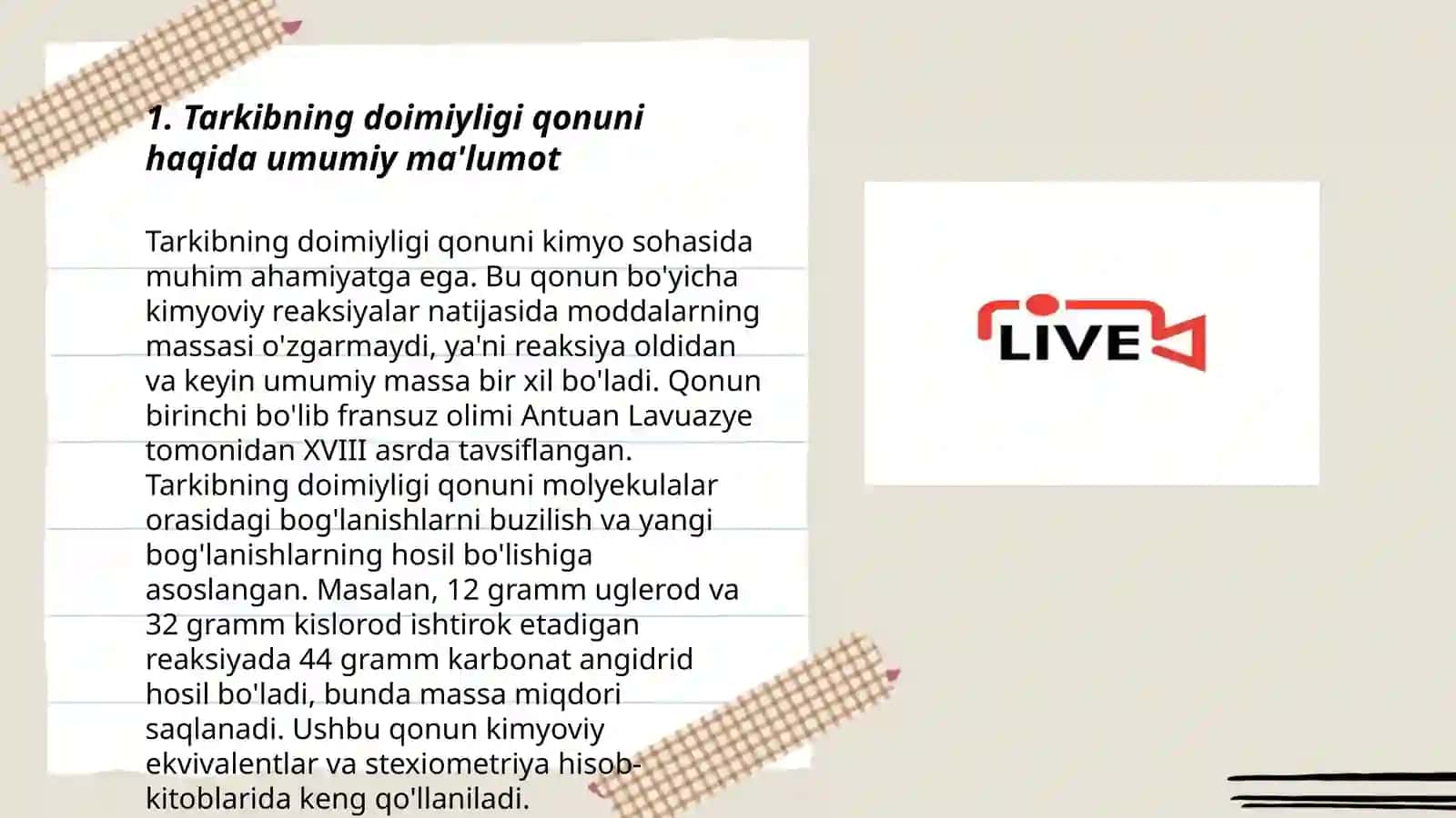 Tarkibning doimiylik qonunining nisbiyligining sabablari va asoslash 3