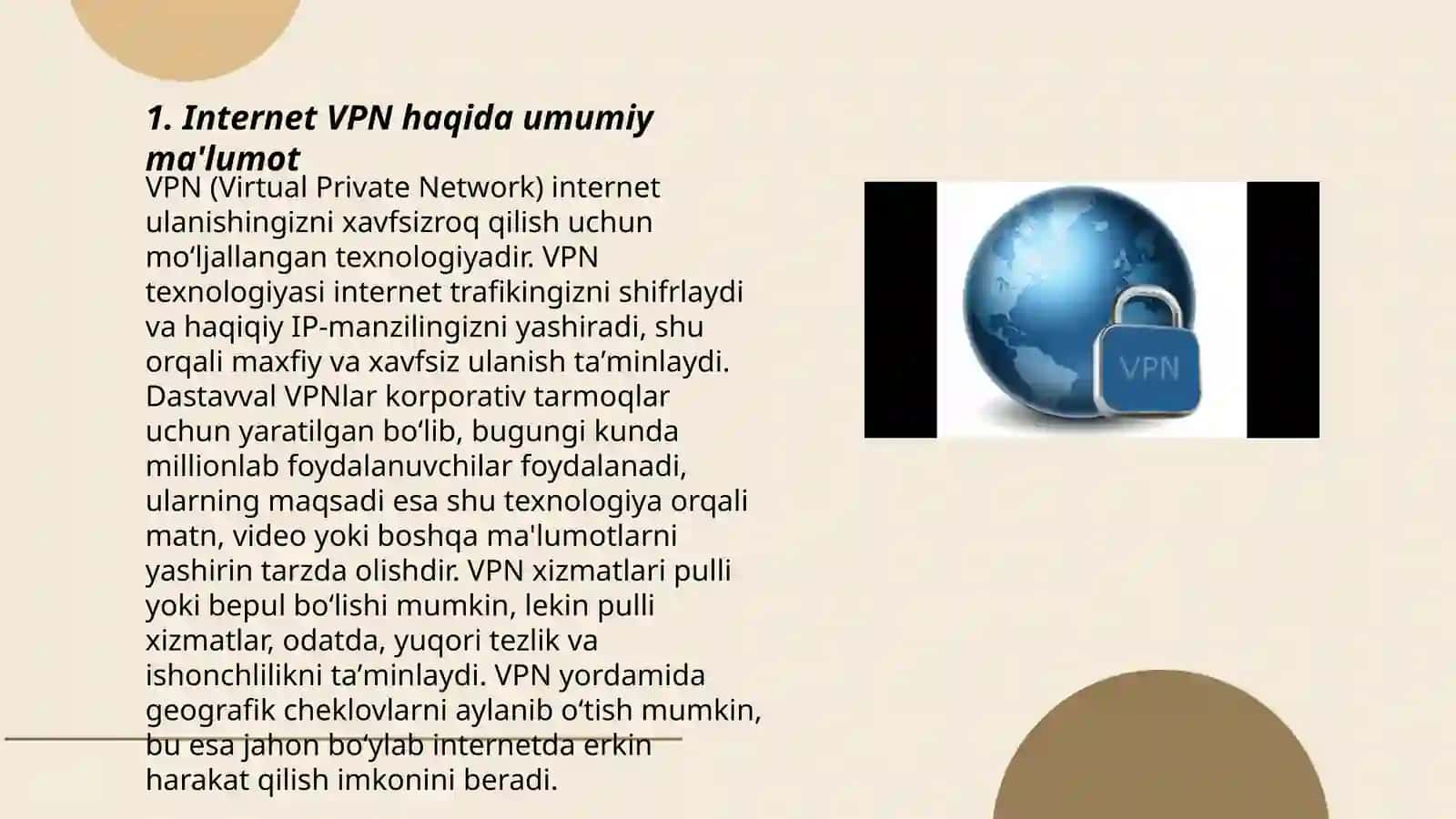 Internet VPN haqida 3
