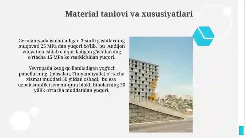 Evropa va O'zbekistonning turar-joy binolarida qo'llanilayotgan to'siq konstruksiyalar 3