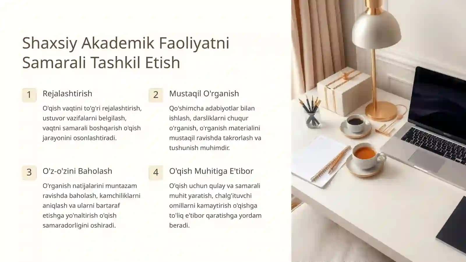 Shaxsiy Akademik Faoliyat: Muvaffaqiyatga Erishish Yo'li 3