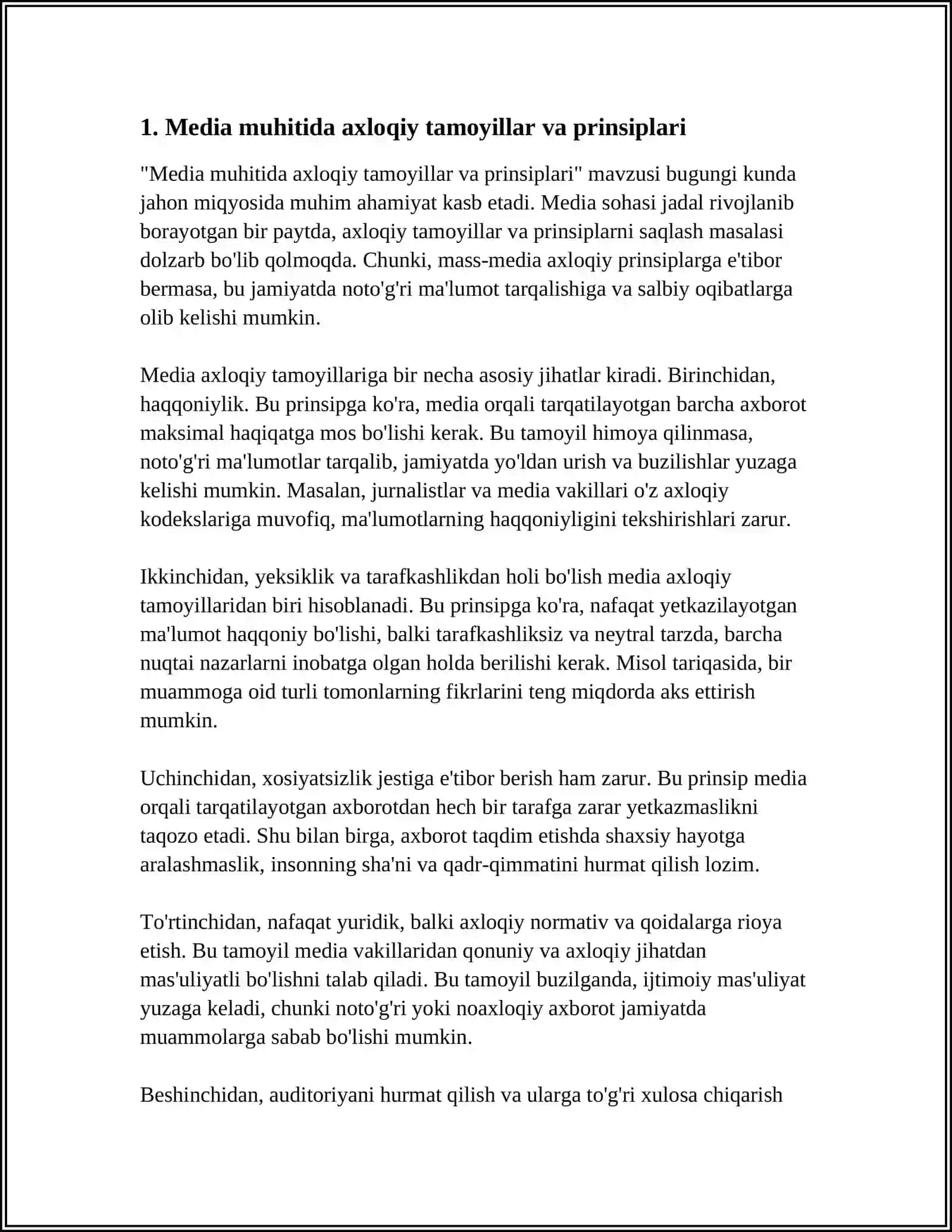 MEDIA MUHITIDA AXLOQIY TAMOYILLAR 3