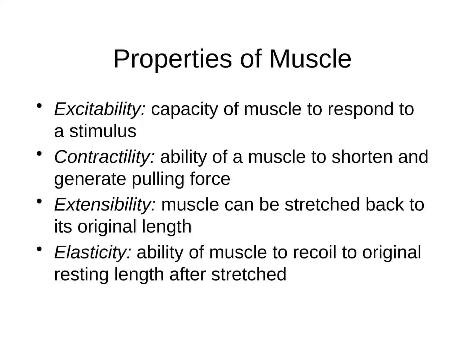 Skeletal Muscle Physiology 3