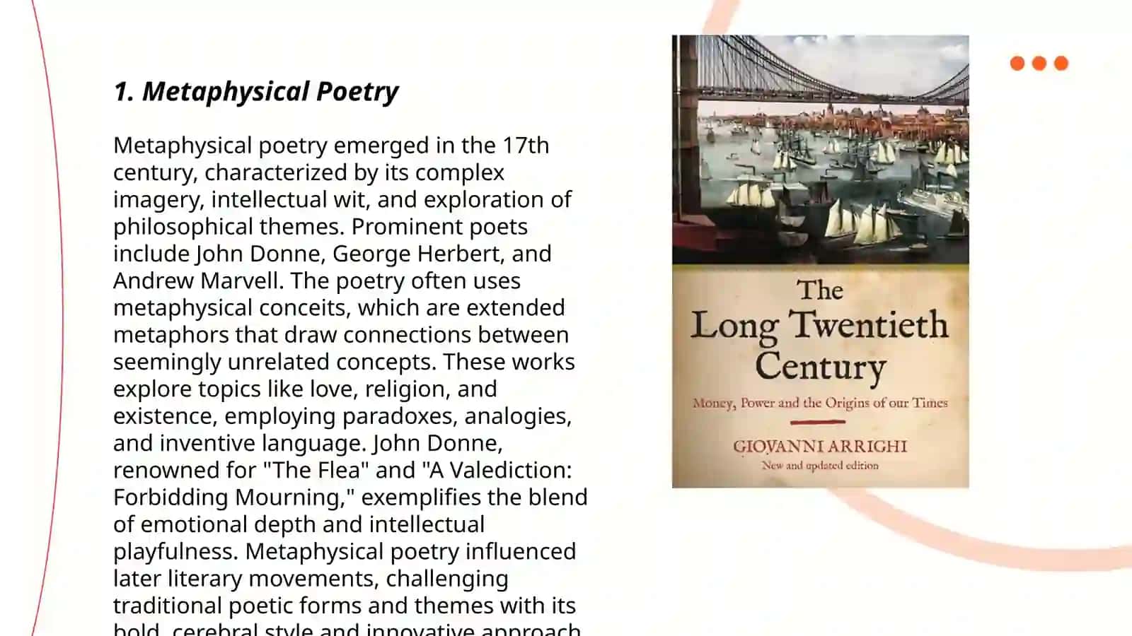 Metaphysical Poetry 3