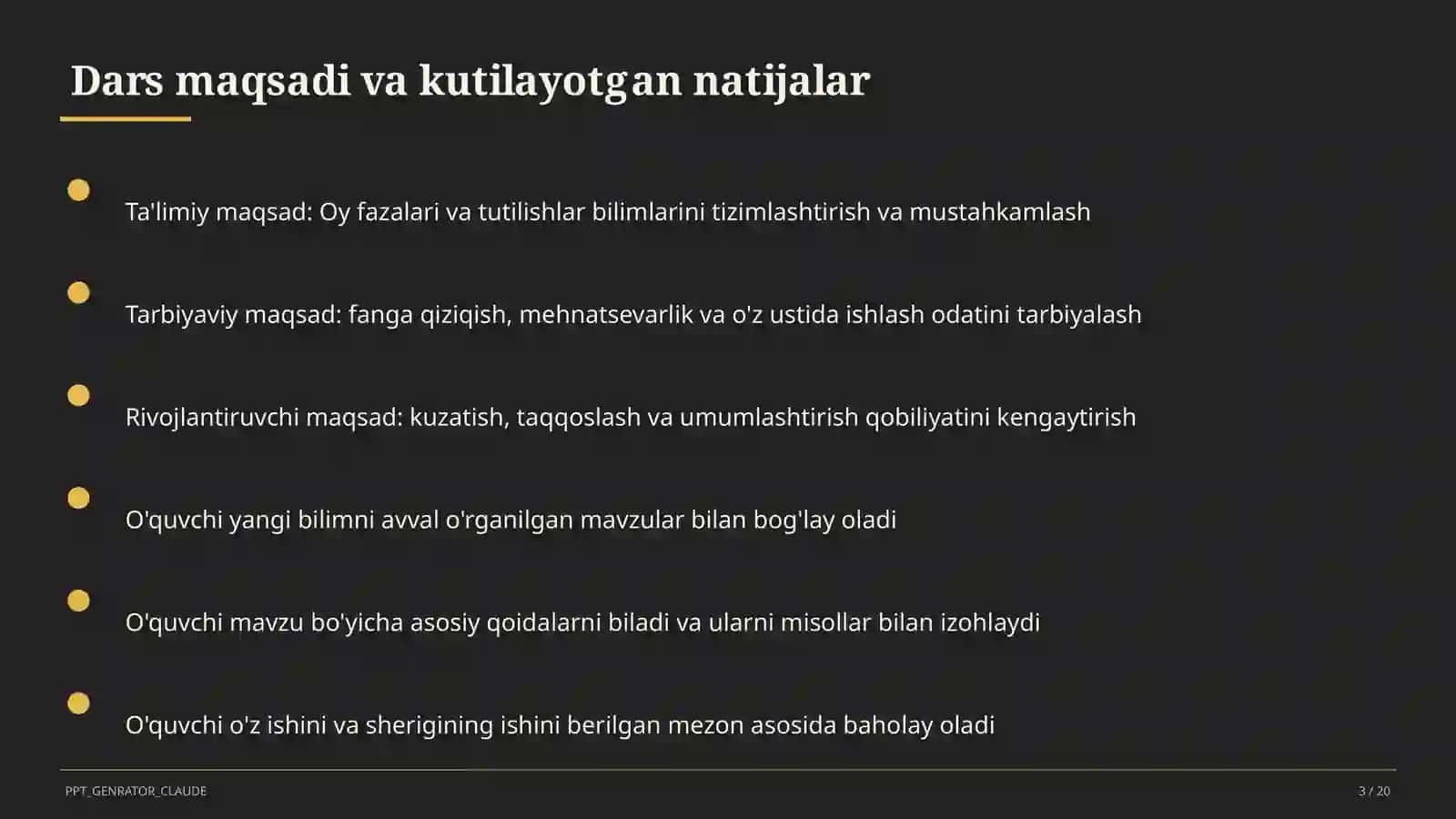 Oy fazalari va tutilishlar (9-sinf) 3