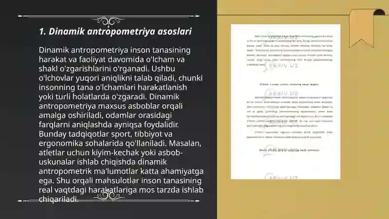 Dinamik antrapometriya 3