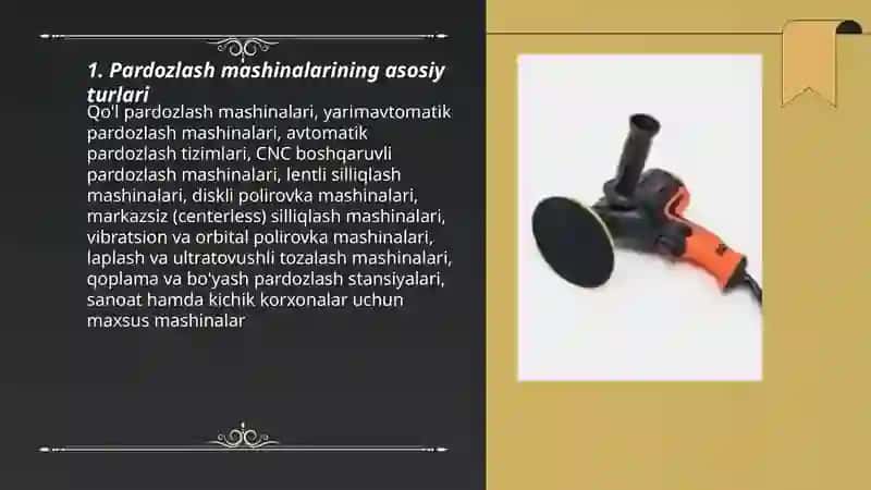 Pardozlash mashinalar 3