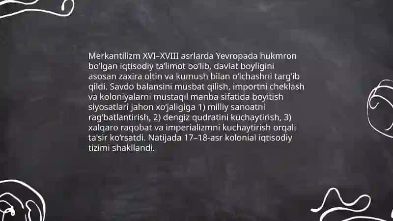 Jahon xo’jaligi xususidagi iqtisodiy ta’limotlar evolyutsiyasi 3