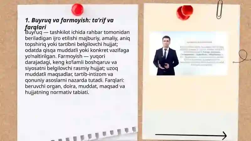 Buyruq va farmoyish 3