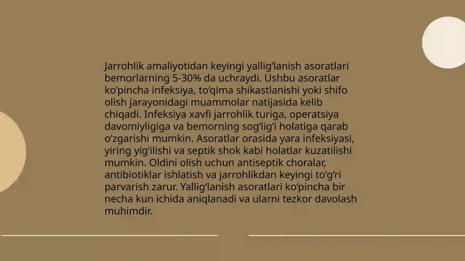 Amaliyotdan keyingi asoratlar va ularning profilaktikasi 3