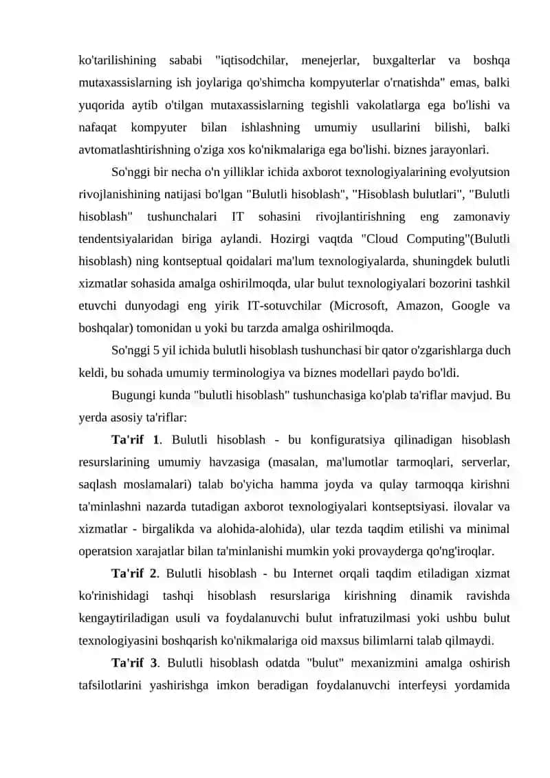 Bulutli hisoblash 3