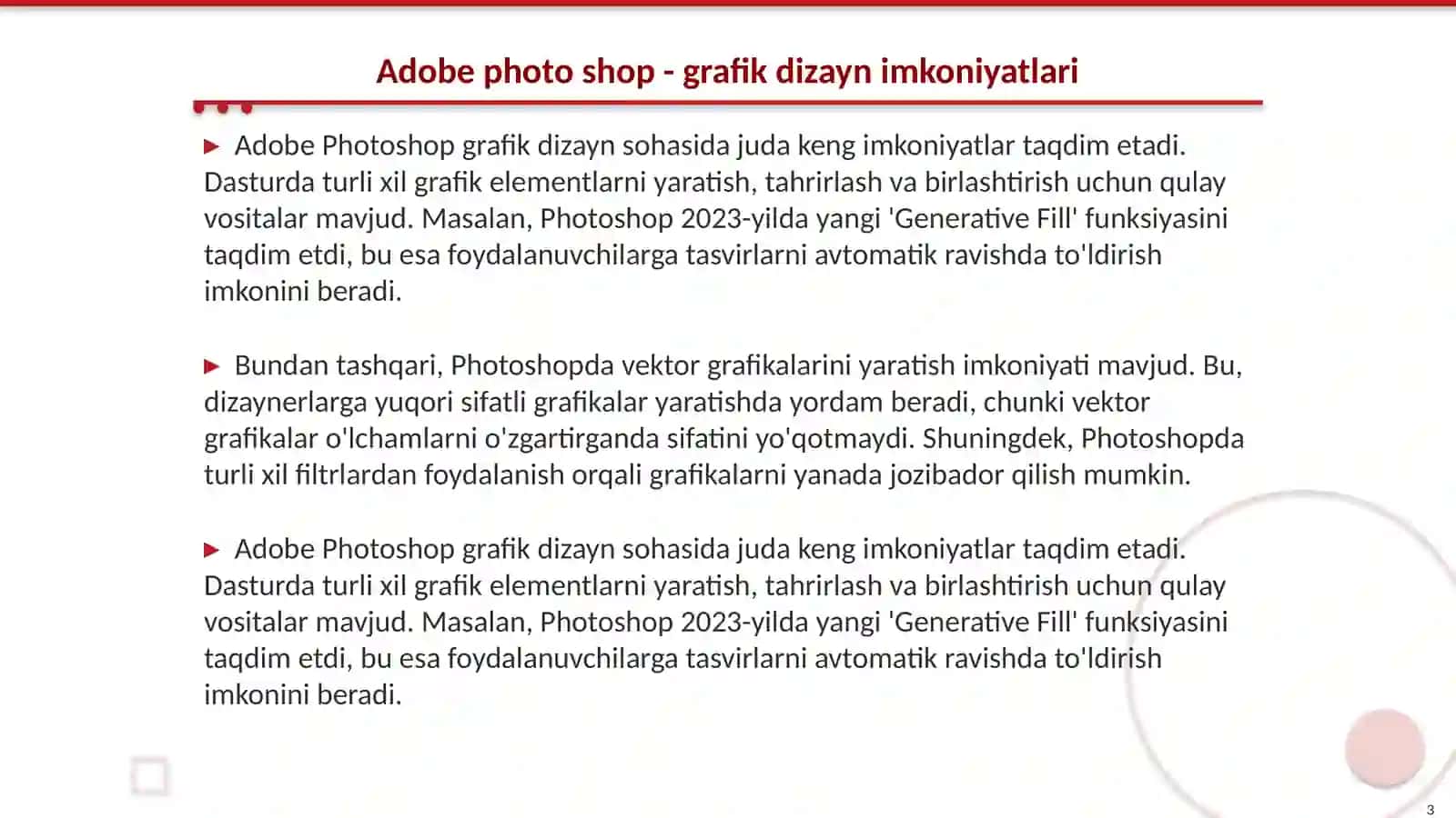 Adobe photo shop 3