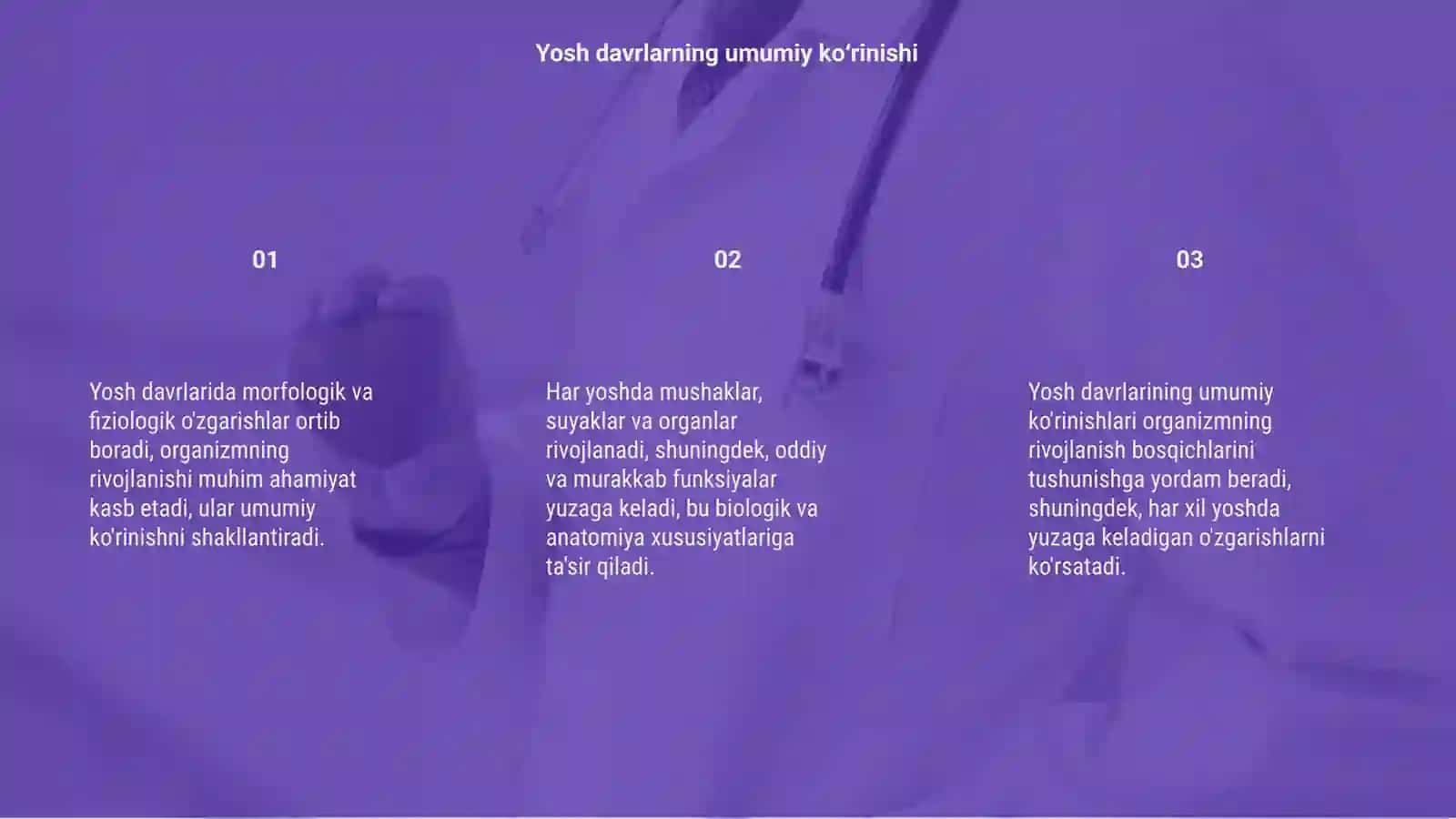 Yosh davrlarining morfologik va fiziologik xususiyatlari 3