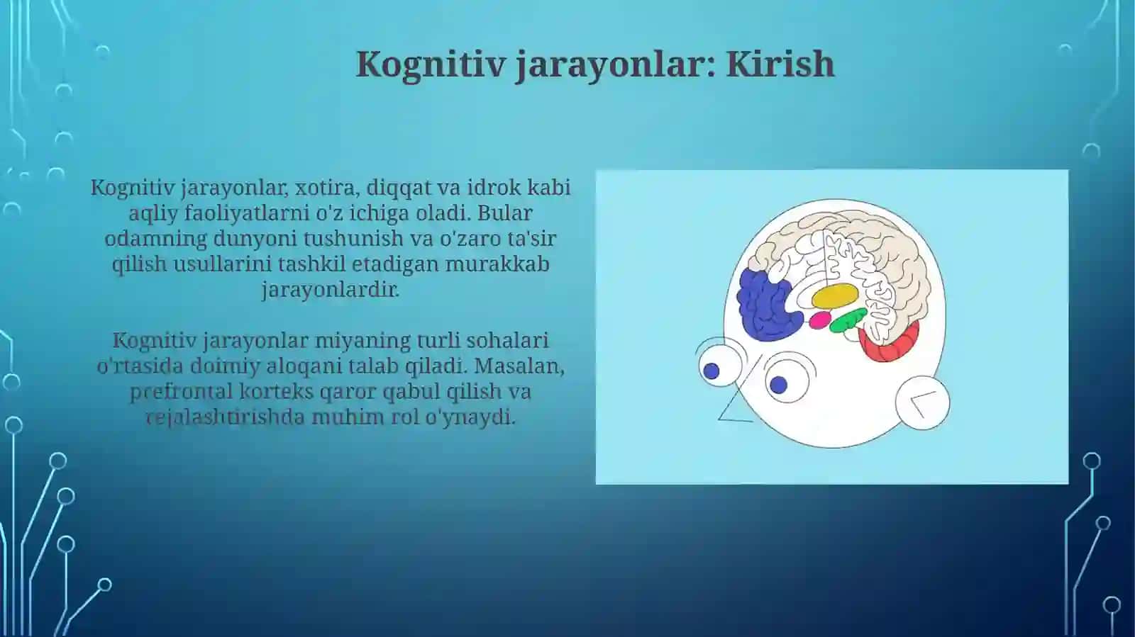 Kognitivjarayonlar.Xotira 3
