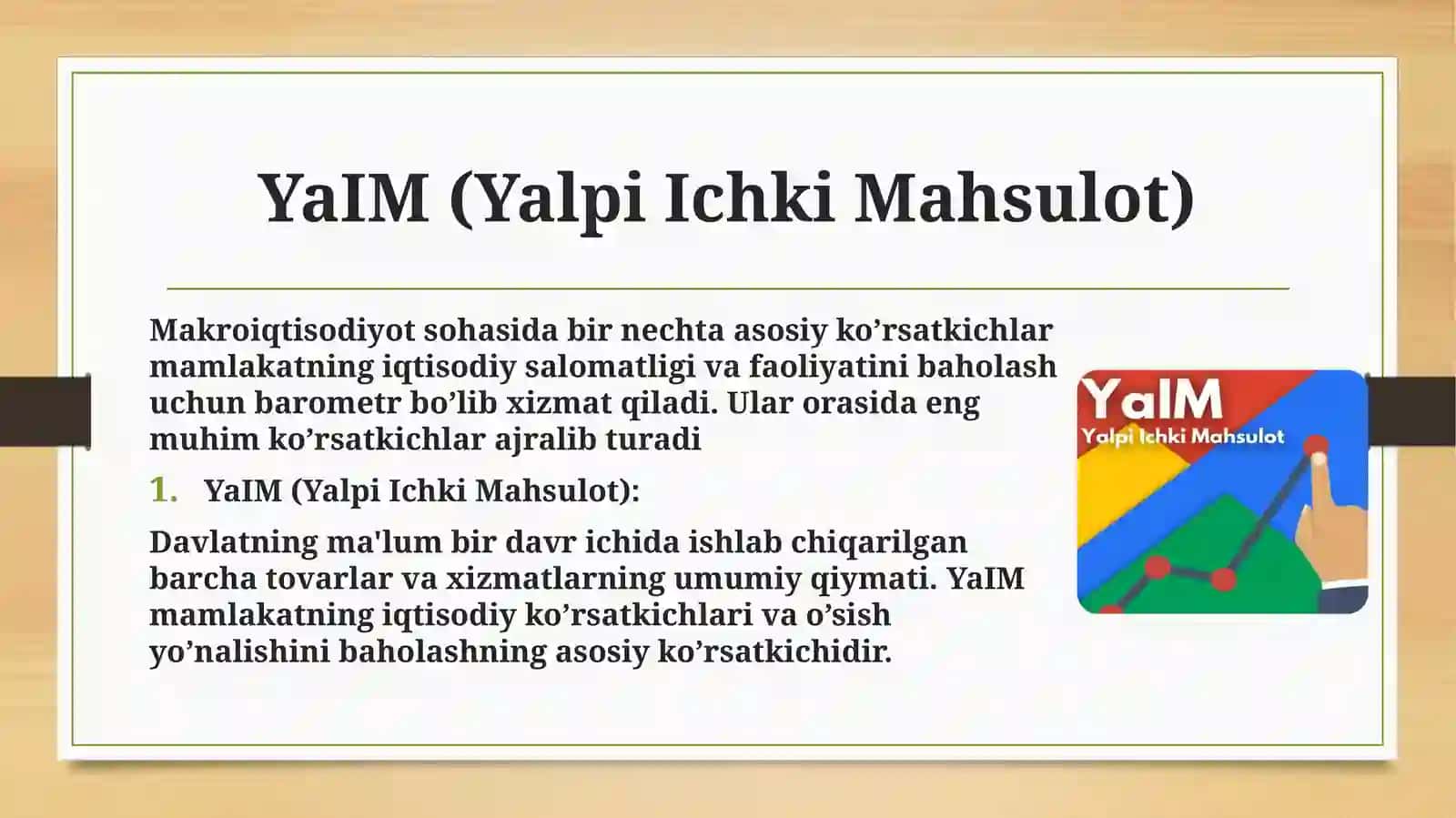 Makroiqtisodiyot va mikroiqtisodiyot koʻrsatkichlari 3