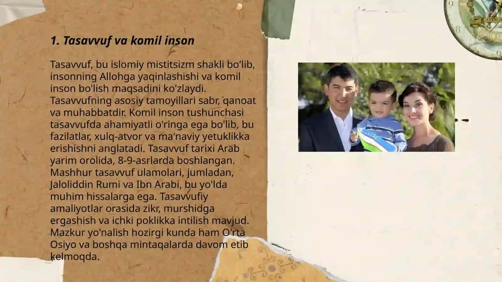 Tasavvuf va komil inson 3