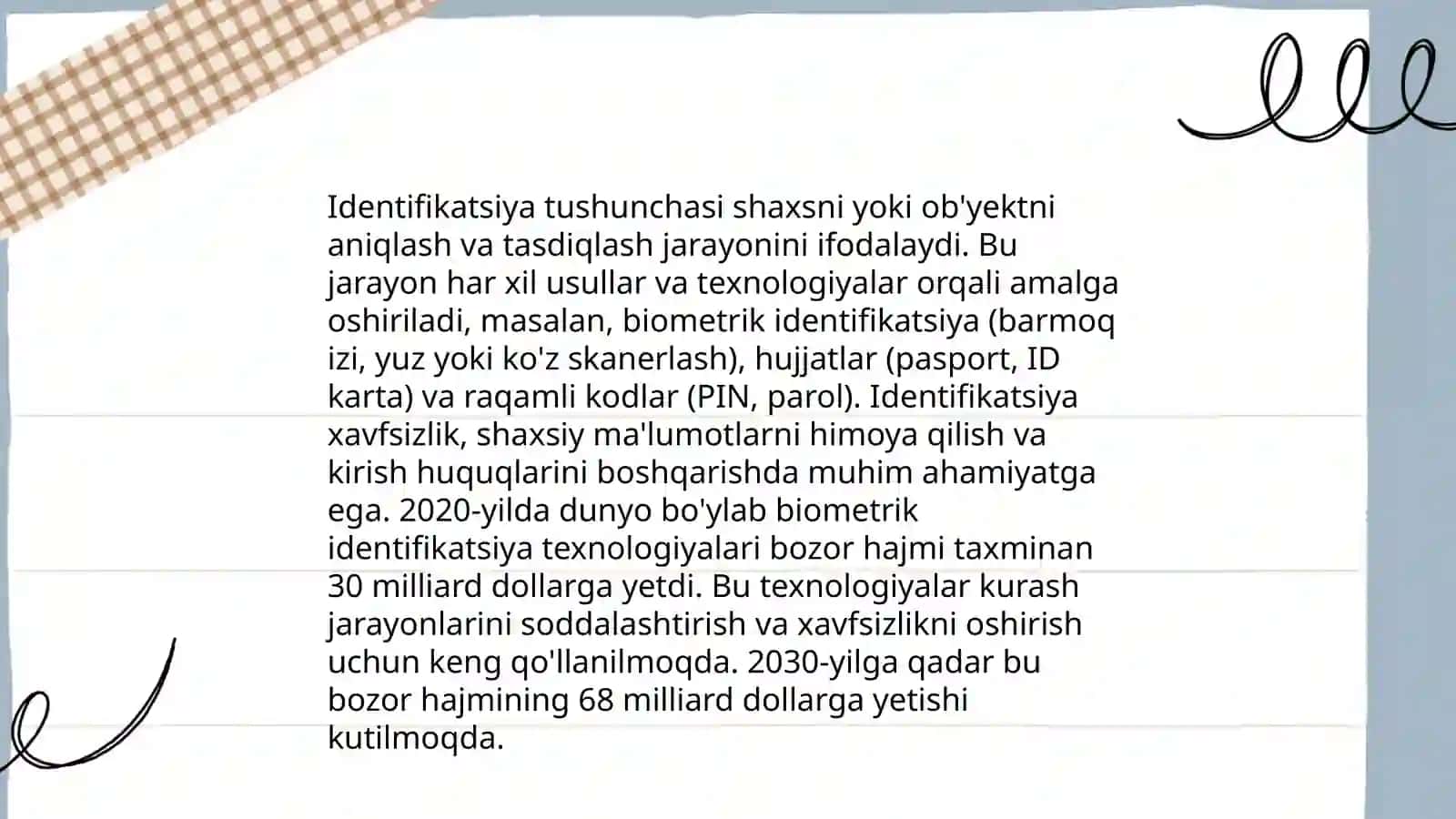 Identifikatsiya va autentifikatsiya tushunchasi va vazifalari 3
