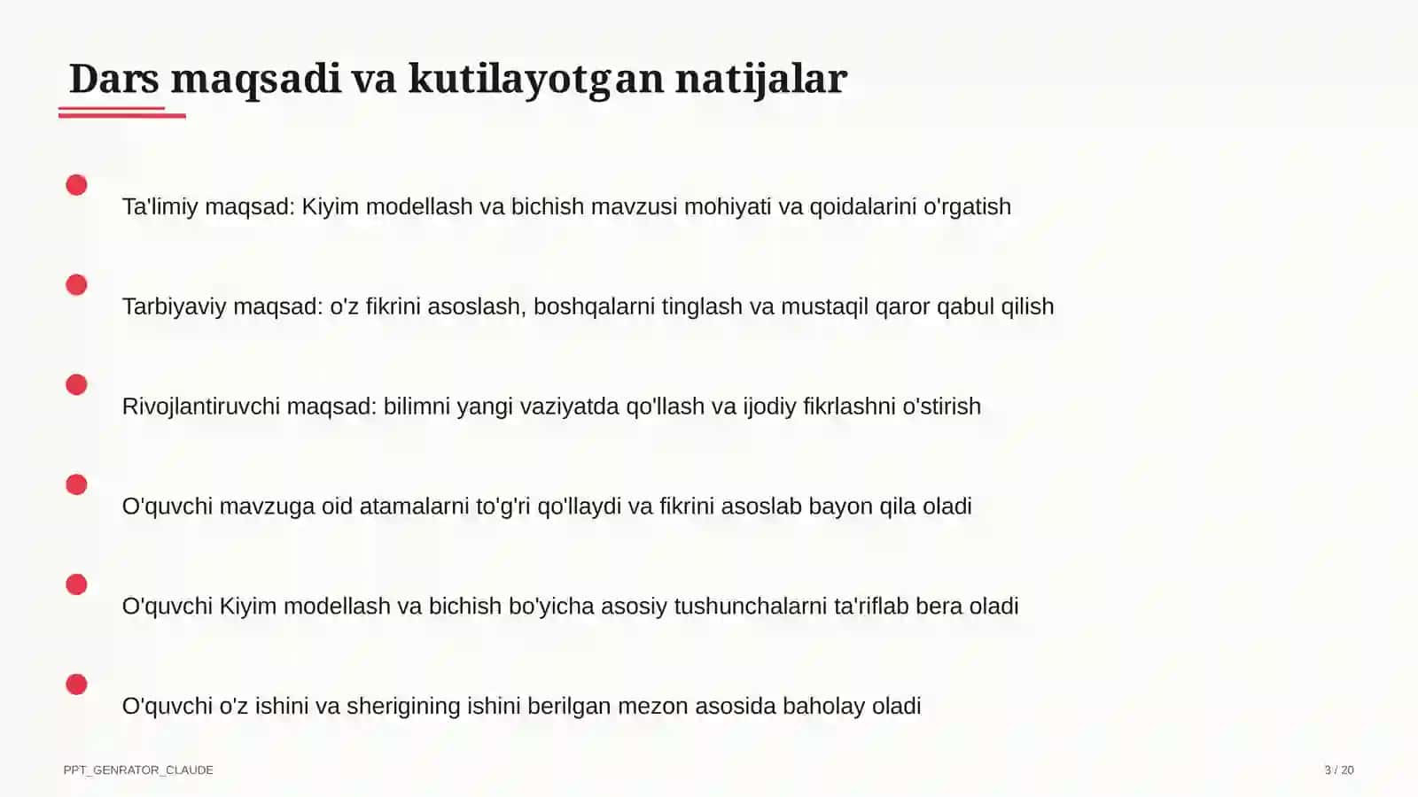 Kiyim modellash va bichish (7-sinf) 3