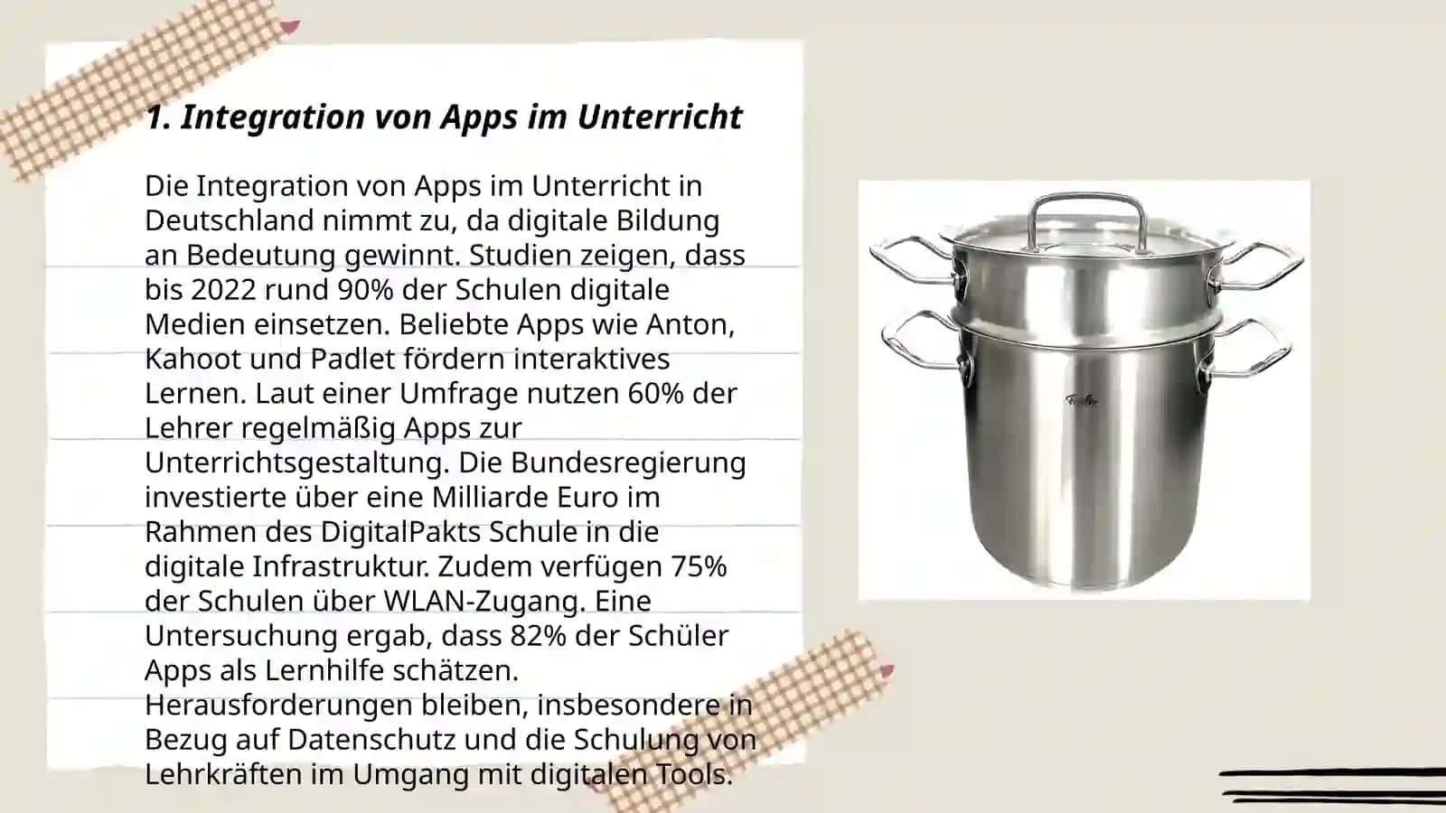 Erstellung einer Mindmap über den Einsatz von Apps und browserbasierten Anwendungen im Unterricht 3