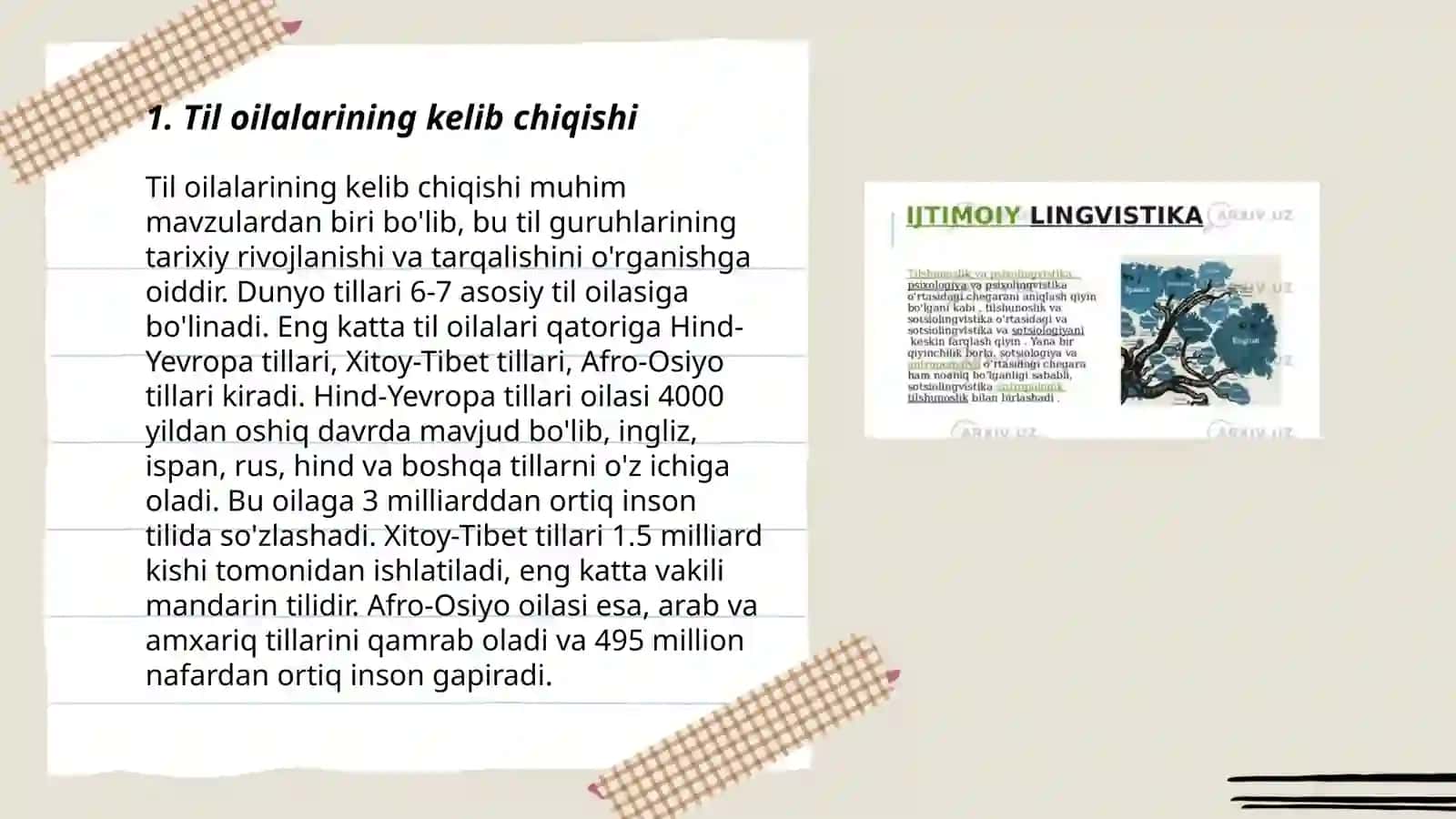 Til oilalari 3