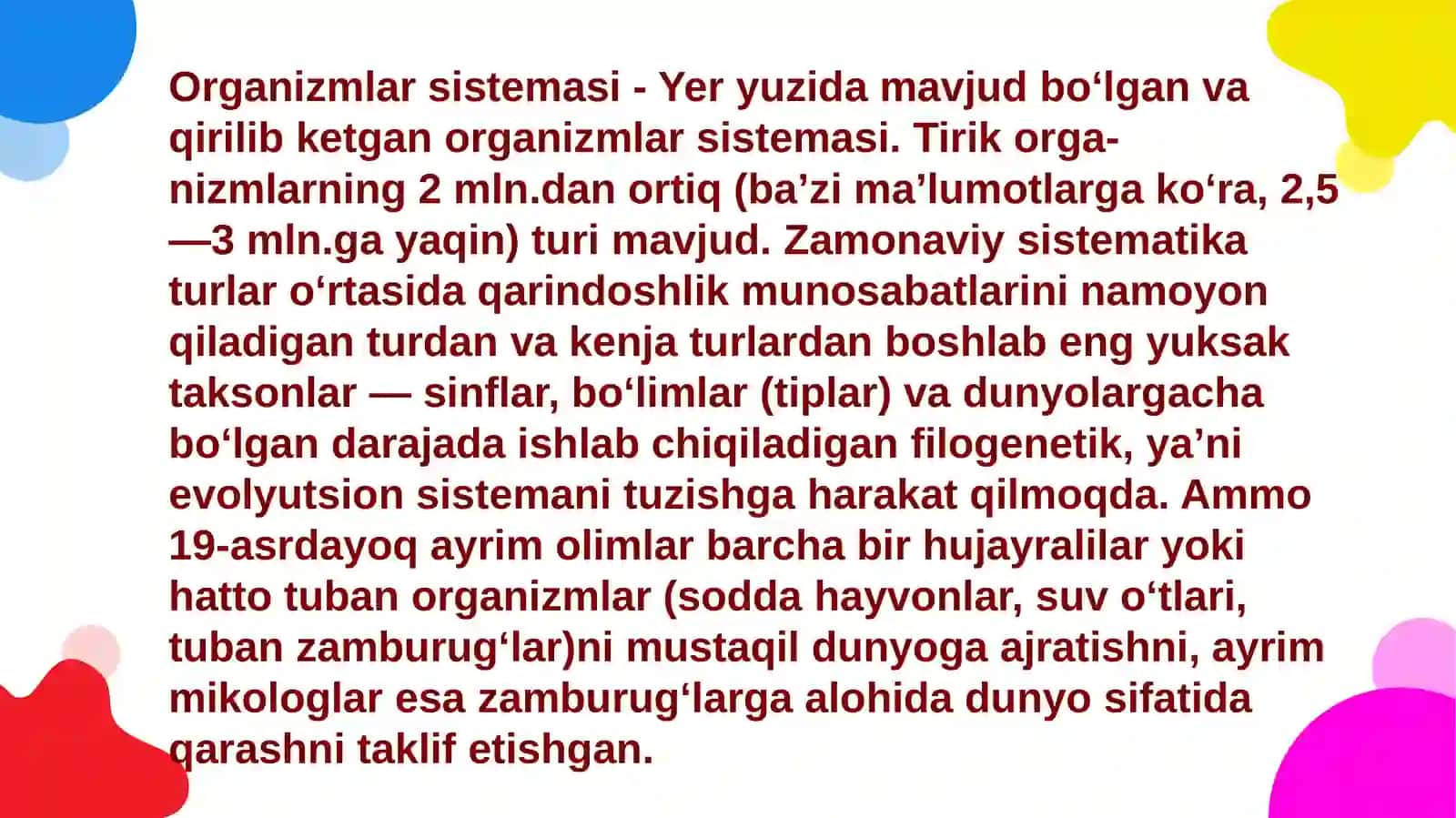 Hayotiy jarayonlar 3