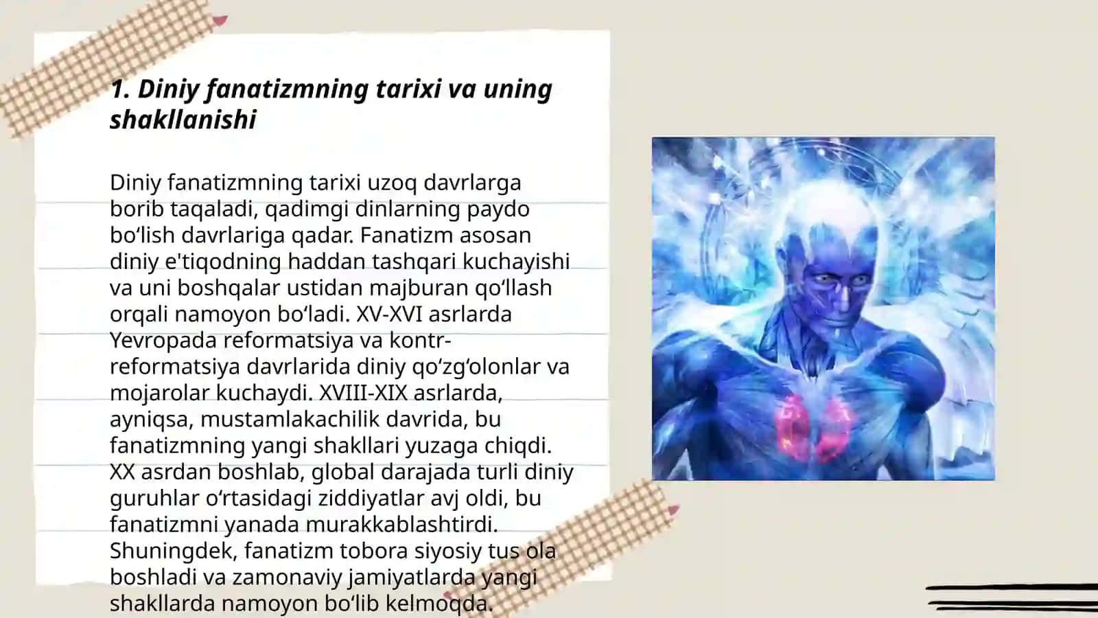 Diniy Fanatizm, Ekstremizm va Fundamentalizm Haqida 3