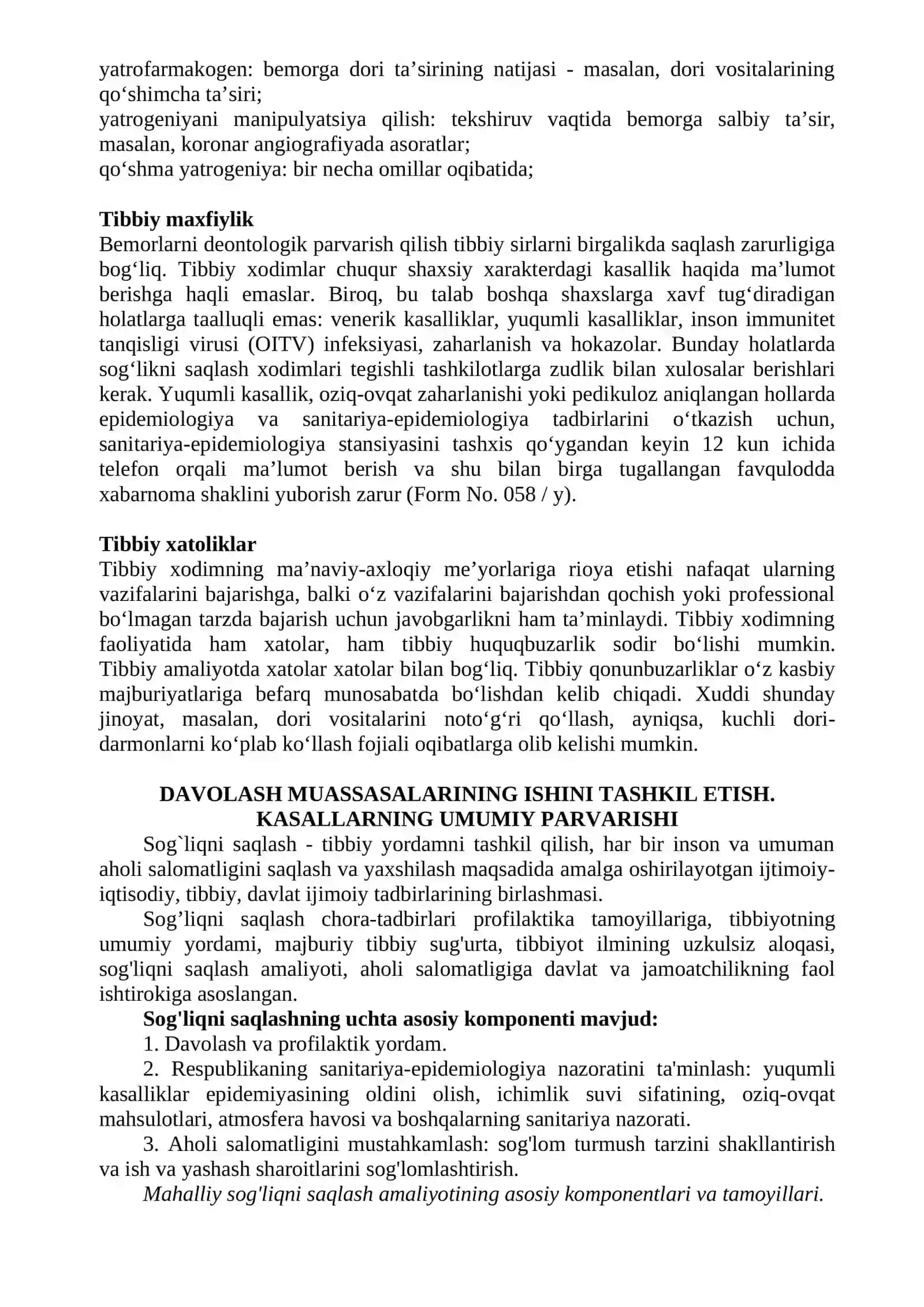 TIBBIYOT DEONTOLOGIYASI ASOSLARI 3