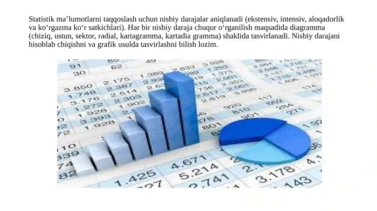 Statistik tekshirish usullari 3