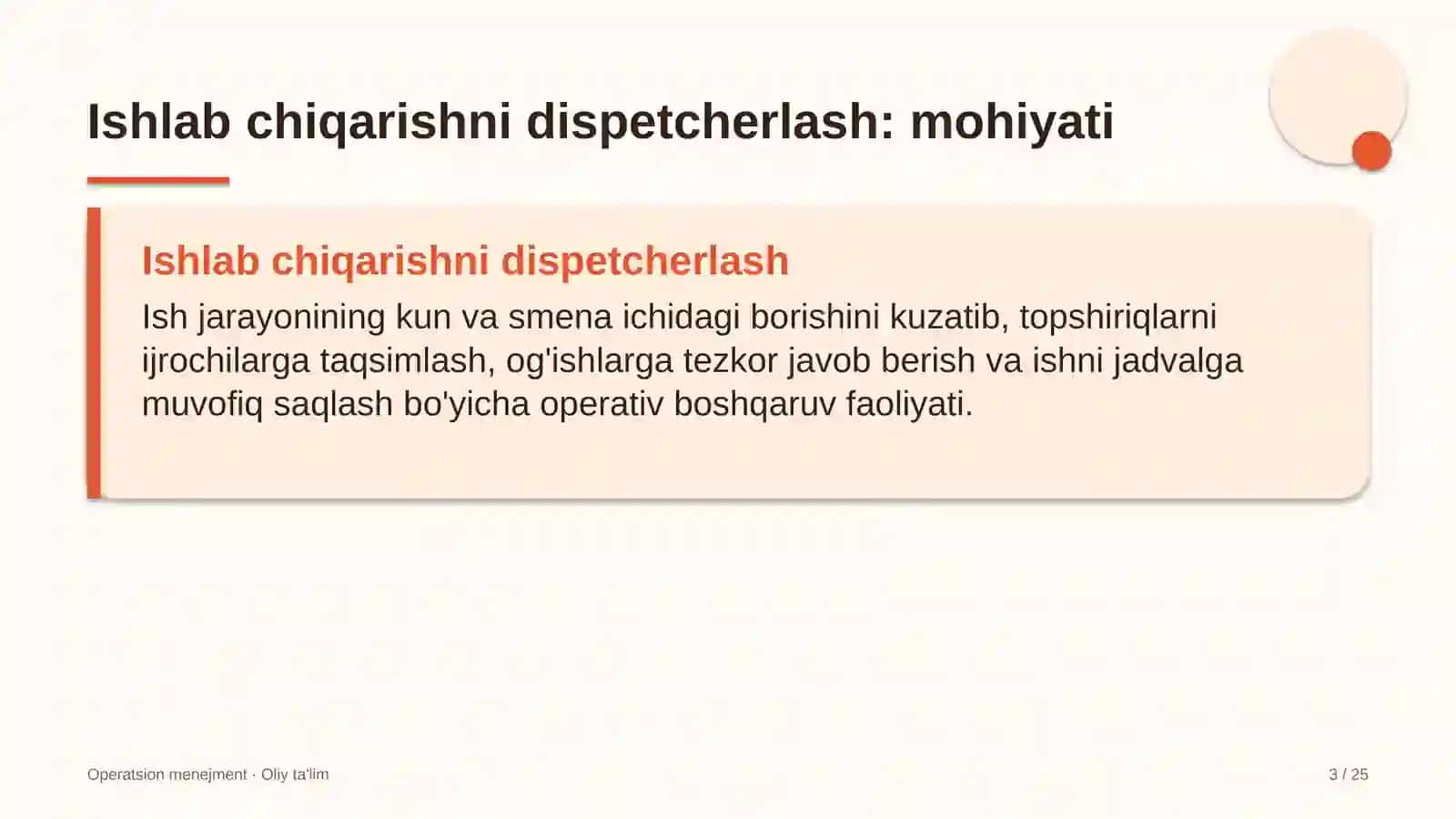 avtoservis korxonalarida ishlab chiqarishni dispetcherlash 8757 3