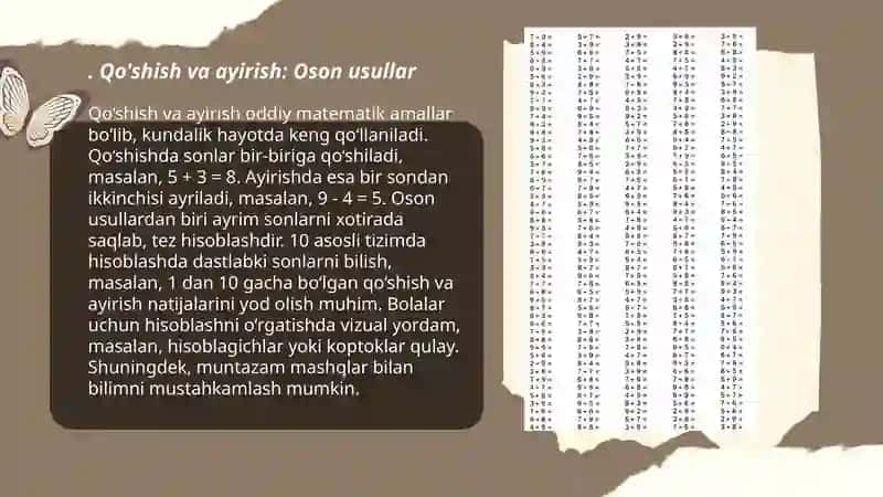 Boshlang'ich sinflarda matematikadan og'zaki hisoblashda o'rgatish metodikasi ( 3-4 sinflar misolida ) 3