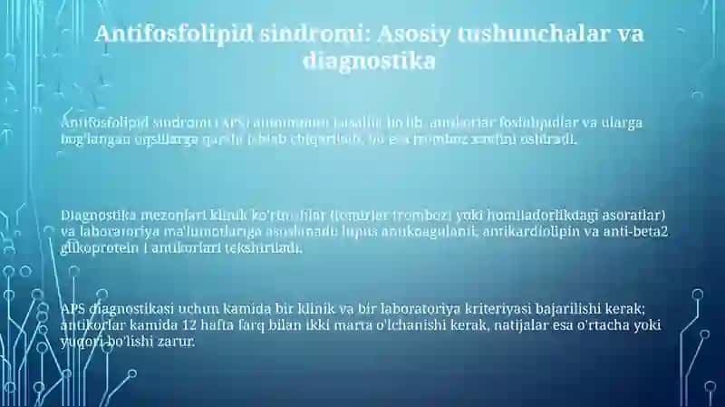 Antifosfolipid sindromi 3