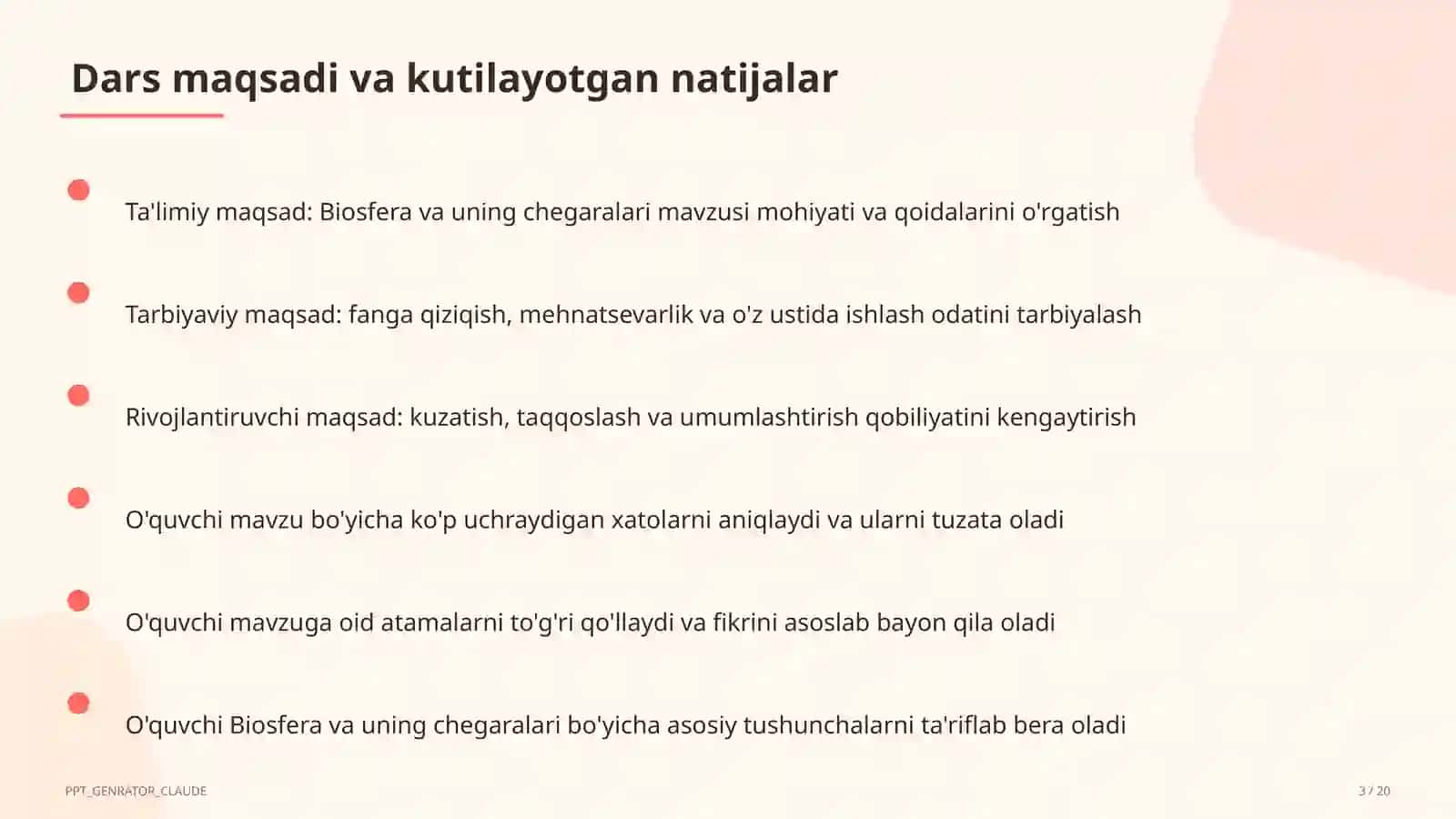 Biosfera va uning chegaralari (10-sinf) 3
