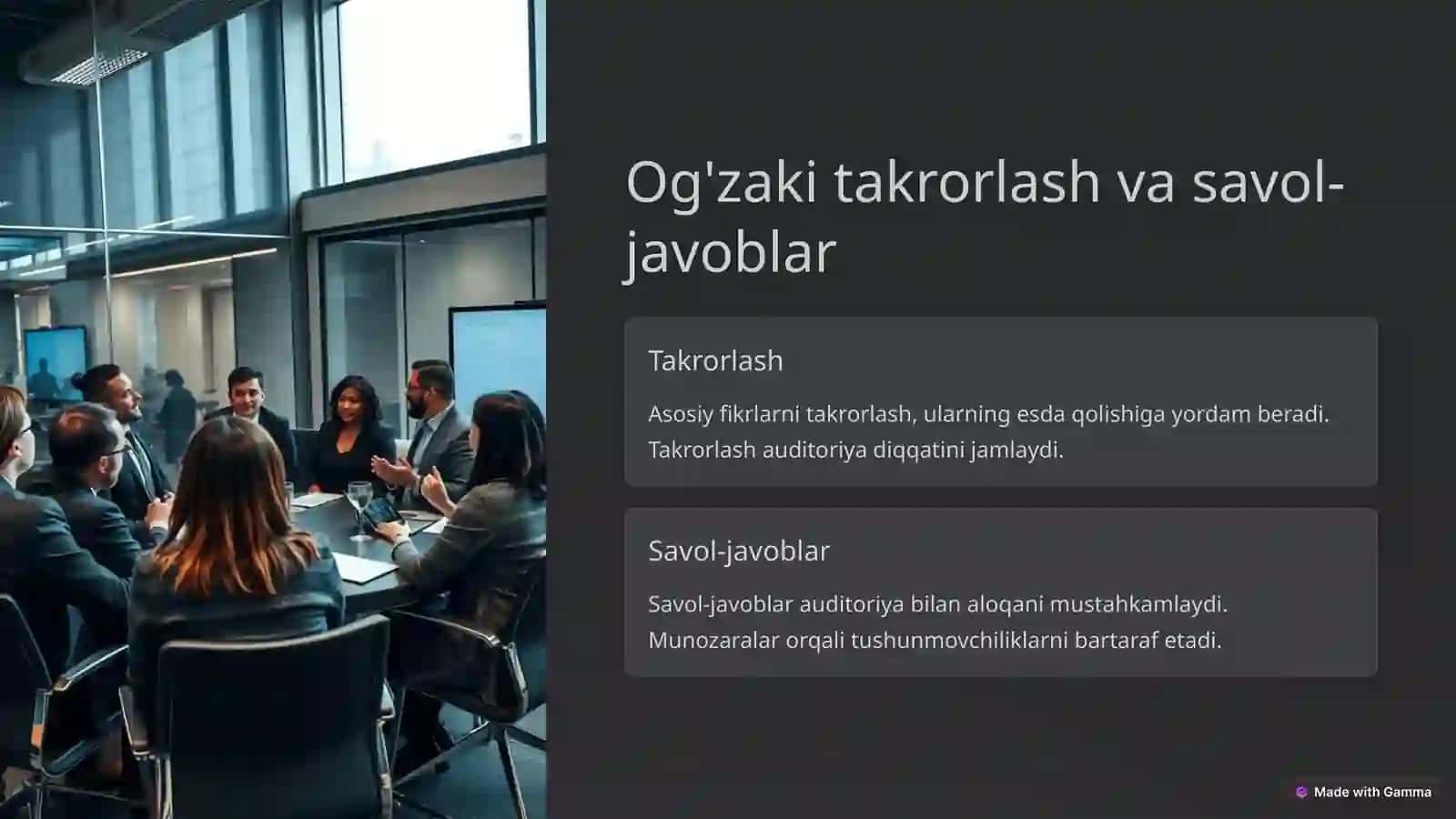 Avtomatlashtirilgan vositalar va taqdimot strategiyalari 3