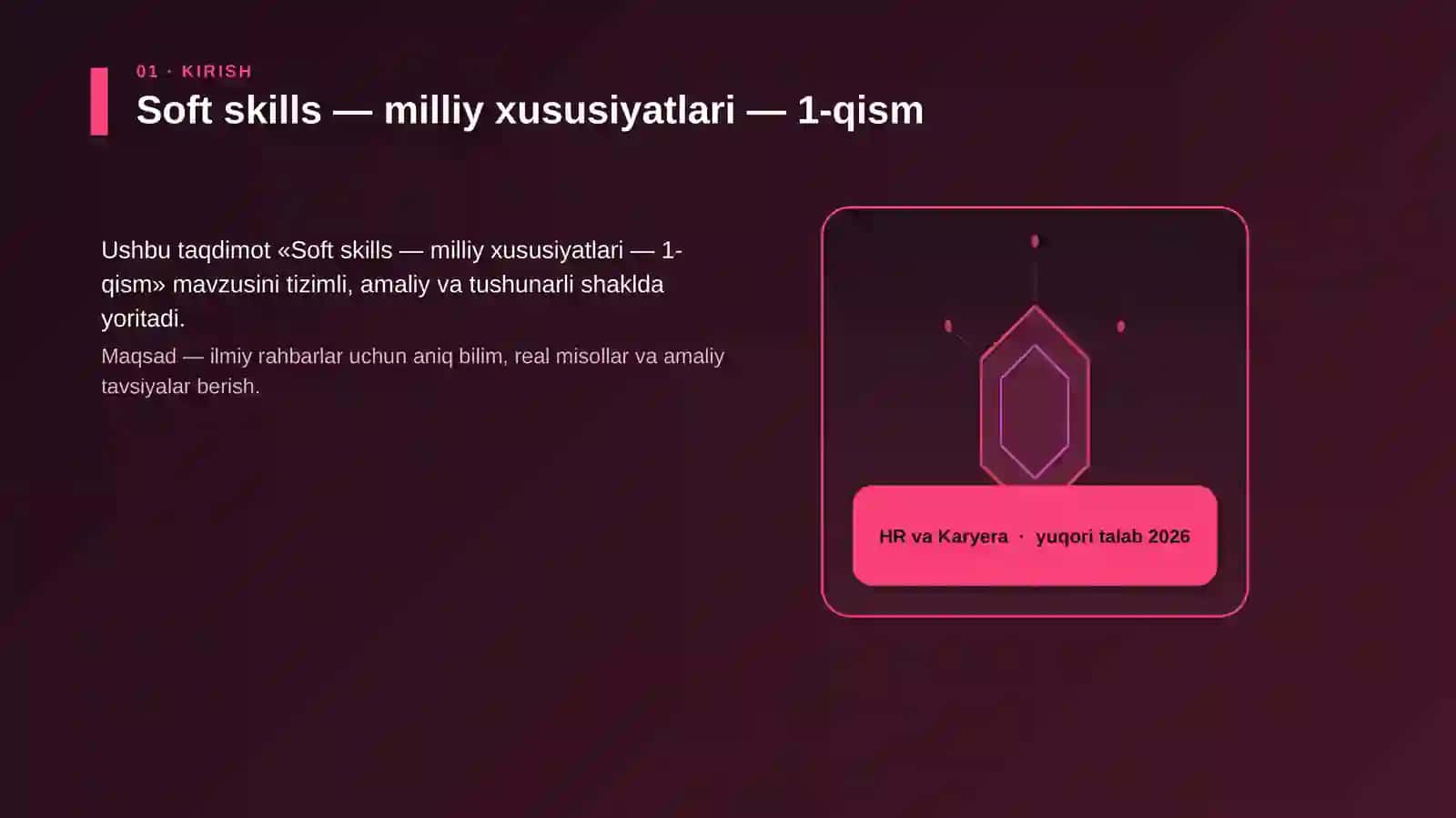 Soft skills — milliy xususiyatlari — 1-qism 3