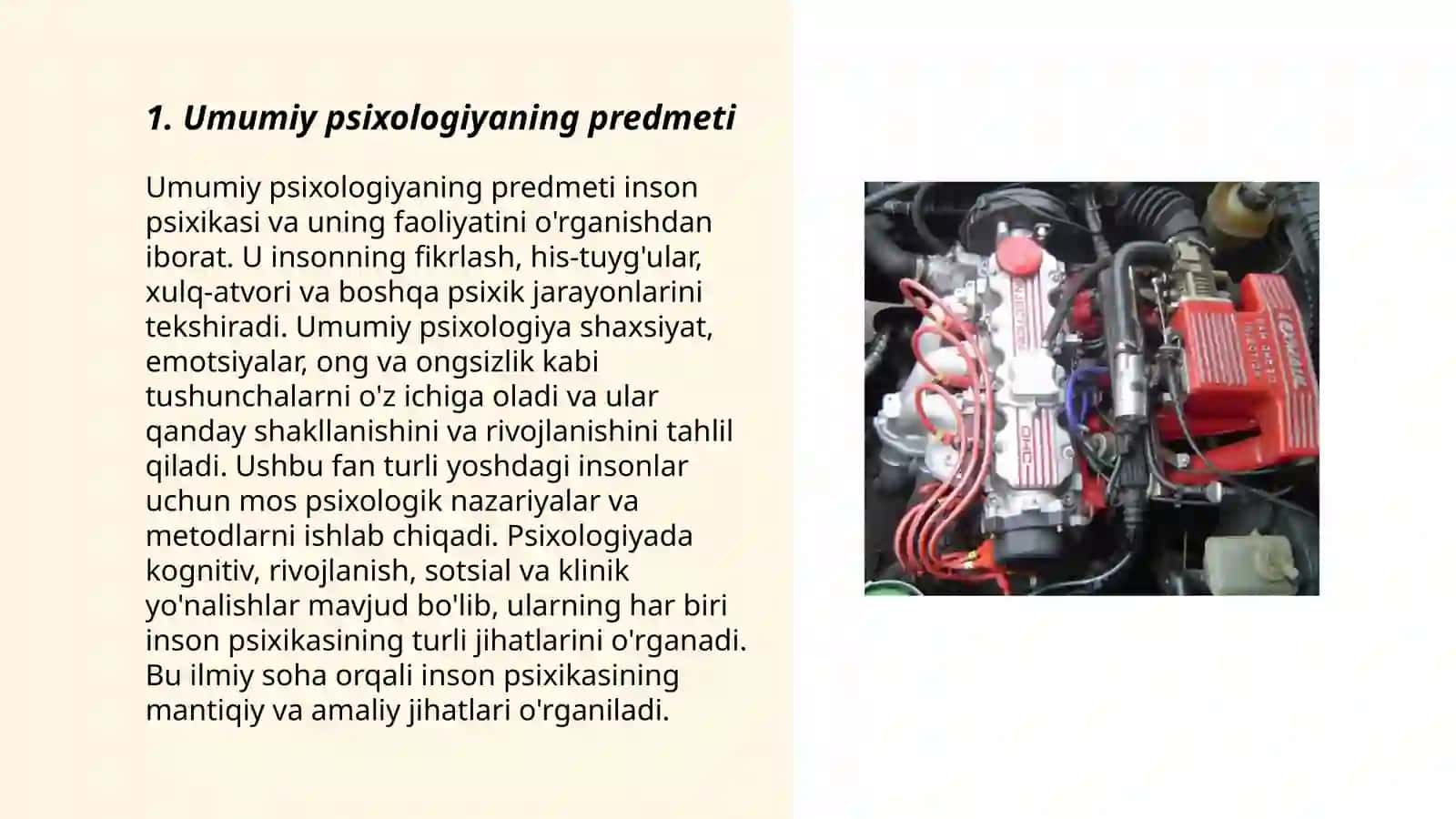 Umumiy psixologiya fanining predmeti, maqsad, vazifalari, tamoyillari va tadqiqot metodlari 3