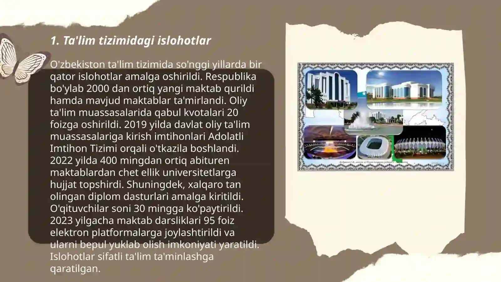 Mustaqilik yillarida O’zbekistondagi ijtimoiy o’zgarishlar 3