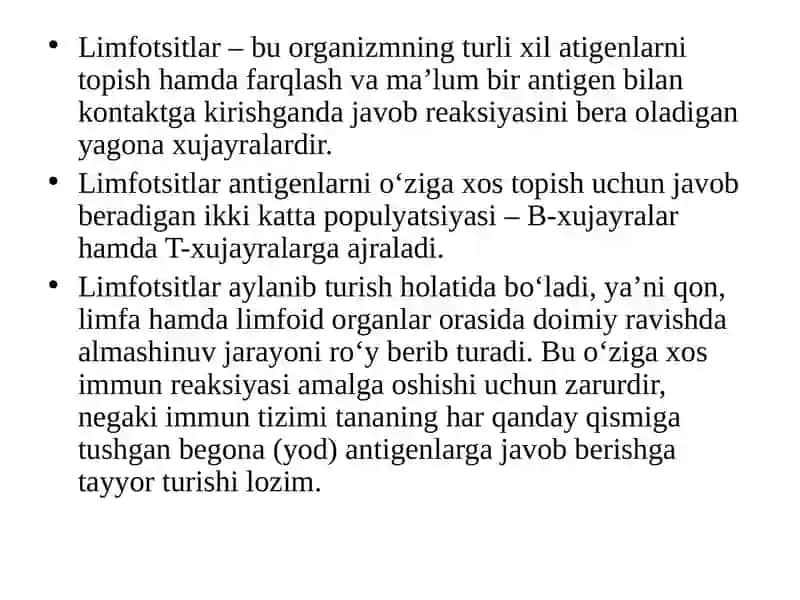 Immuntizim hujayralari 3