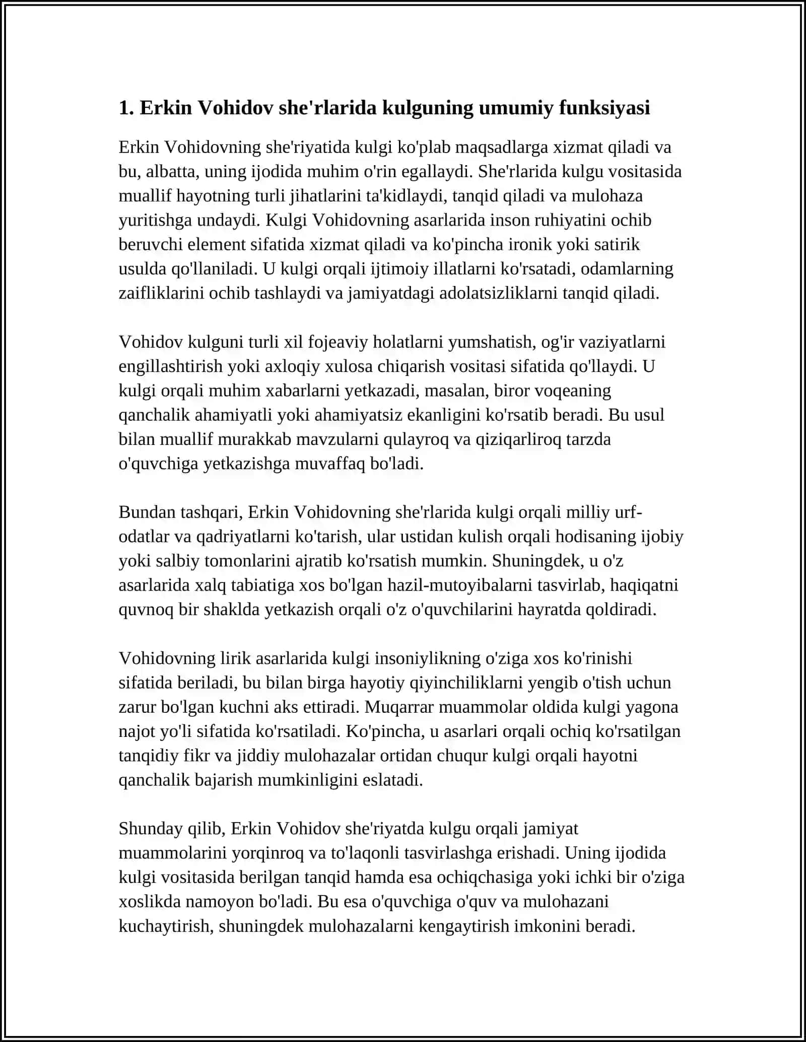 ERKIN VOHIDOV SHERLARIDA KULGUNING ORNI 3