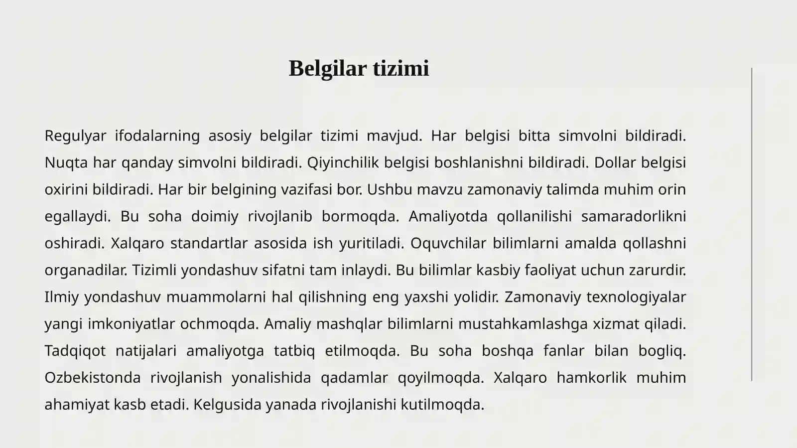 REGULYAR IFODALAR 3