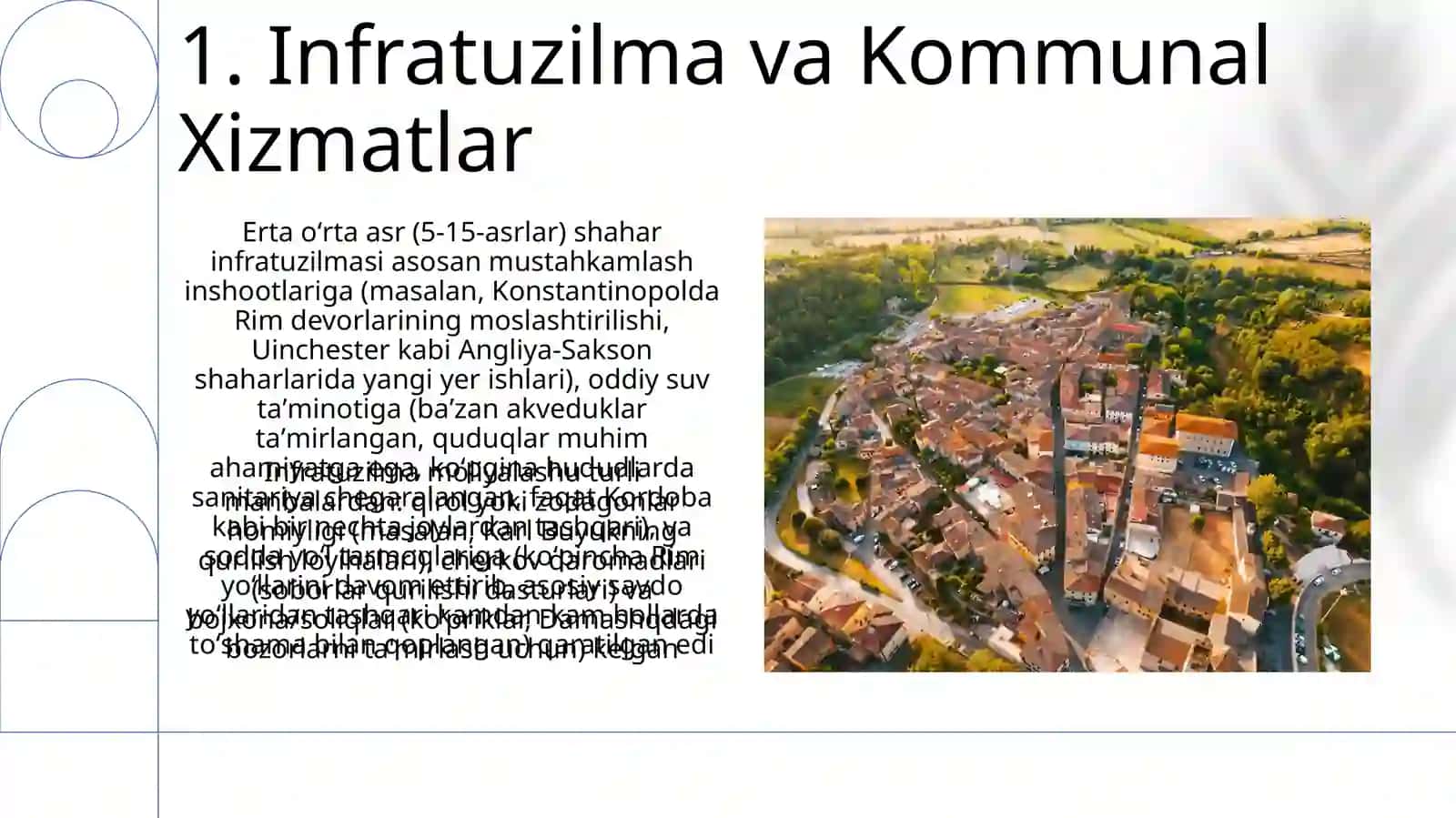 CHoch va Iloq ilk o‘rta asrlar shaharlarining rivojlanishi vazifalari 3