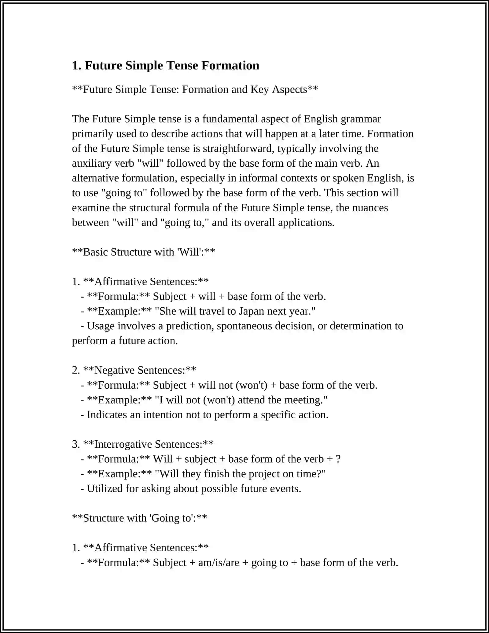 FUTURE SIMPLE TENSE 3