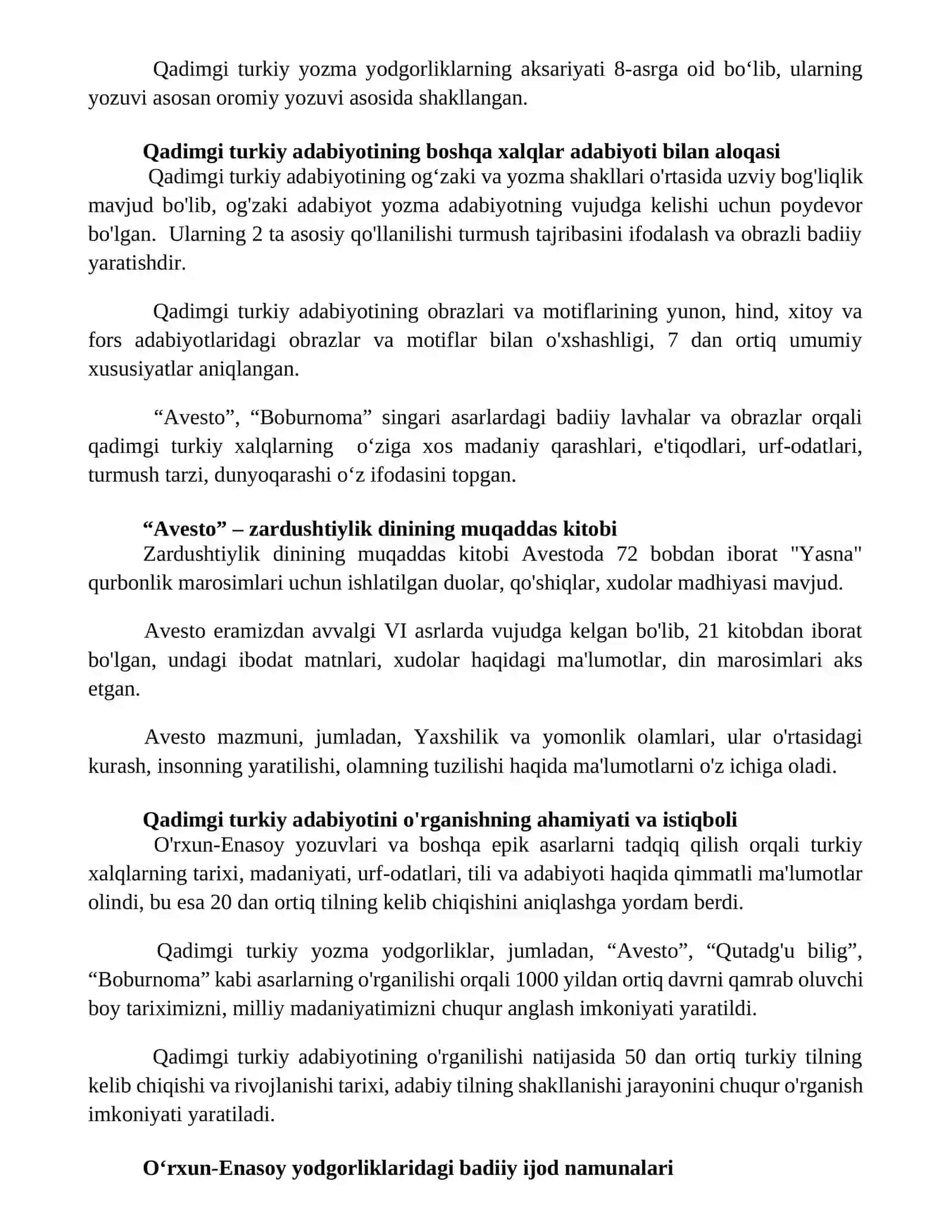 Qadimgi turkiy adabiy manbalarning oʼrganilishi 3