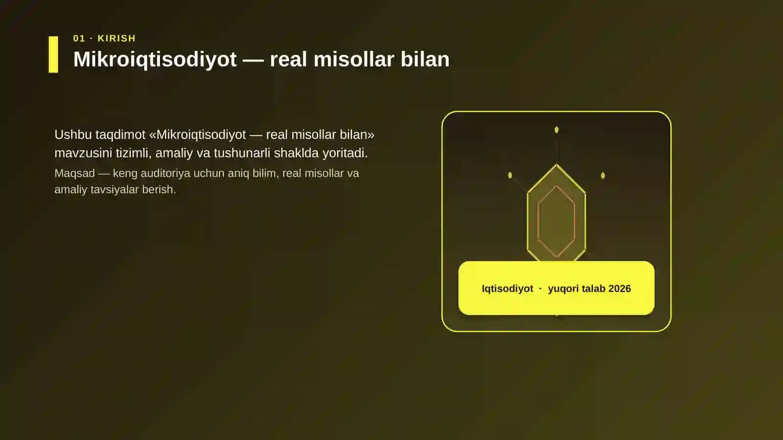 Mikroiqtisodiyot — real misollar bilan 3