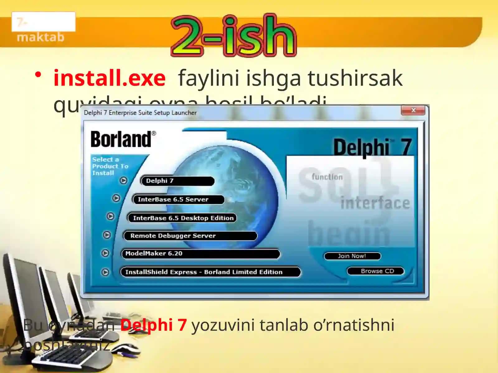 Delphi 7 o'rnatish va sozlash 3